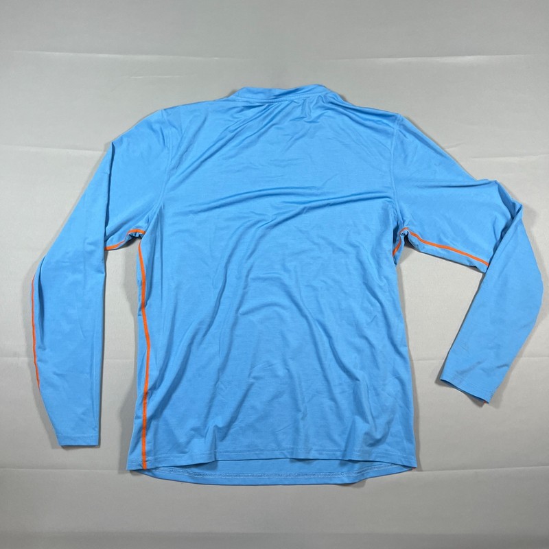 Gerry Sun Protection T Shirt Men's Large Blue Stretch Long Sleeve Crew Neck gallery