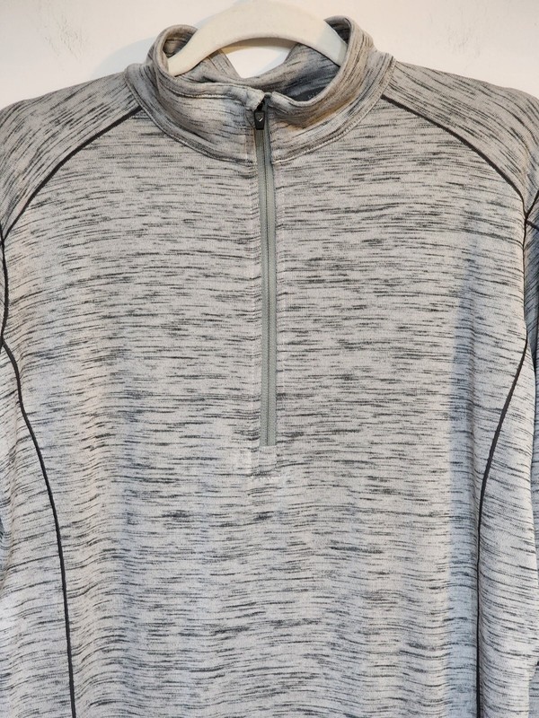 Kuhl Pullover Men's Medium Gray Alloy 1/4 Zip Athleisure Running Long Sleeve gallery