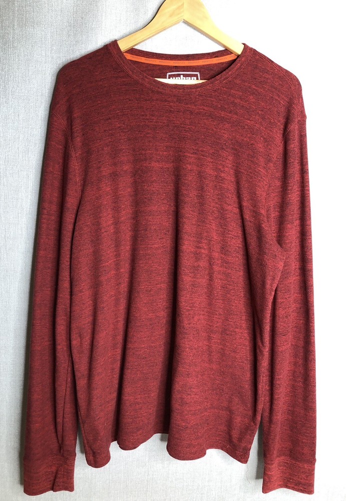 Urban Pipeline Men’s Maxflex XXL Long-Sleeve Shirt Brick Red