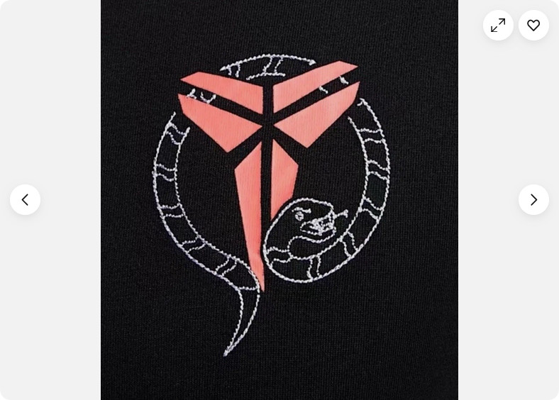Nike Dri-FIT Kobe Bryant Stockings Mamba Tee Black Mens Size M HV5150 gallery