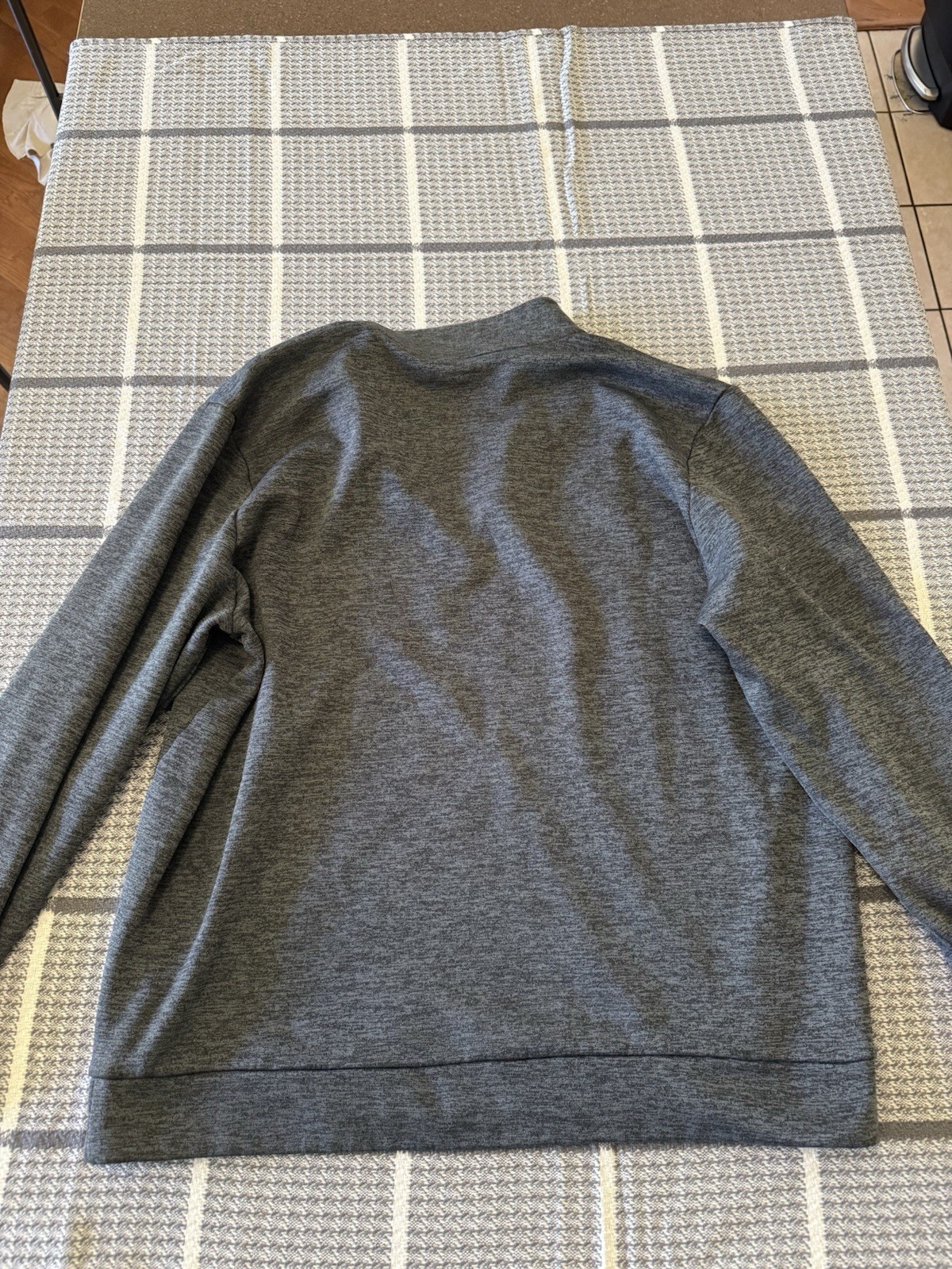 Under Armour Men's 1/4 Zip Fleece Pullover Mock Neck Loose XL Gray gallery