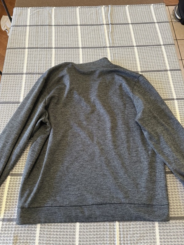 Under Armour Men's 1/4 Zip Fleece Pullover Mock Neck Loose XL Gray gallery