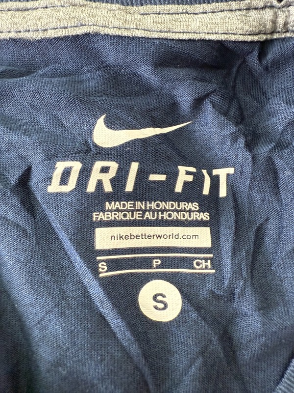 Nike NFL Denver Broncos AFC Champions 2015 Navy Dri Fit Graphic Tee S gallery