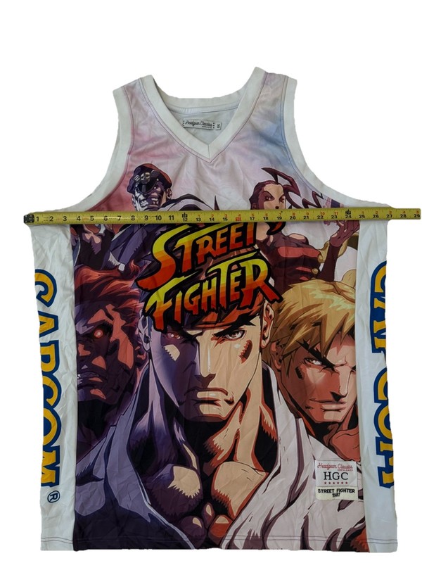 Headgear Classics Capcom Street Fighter AOP Jersey 6XL Ryu Ken Bison gallery