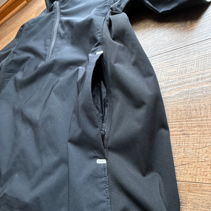 Polo Golf Ralph Lauren Pullover Men M Black 1/4 Zip Water Resistant Packable gallery