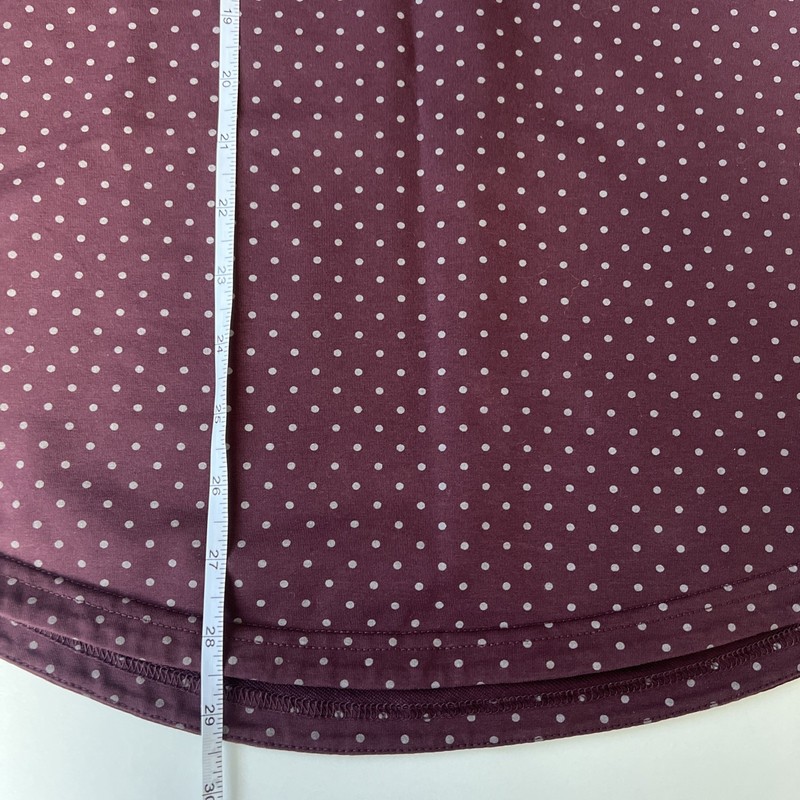 BYLT Drop Cut S/S Shirt Men’s Size Medium Maroon Gray Dot Performance Gym gallery