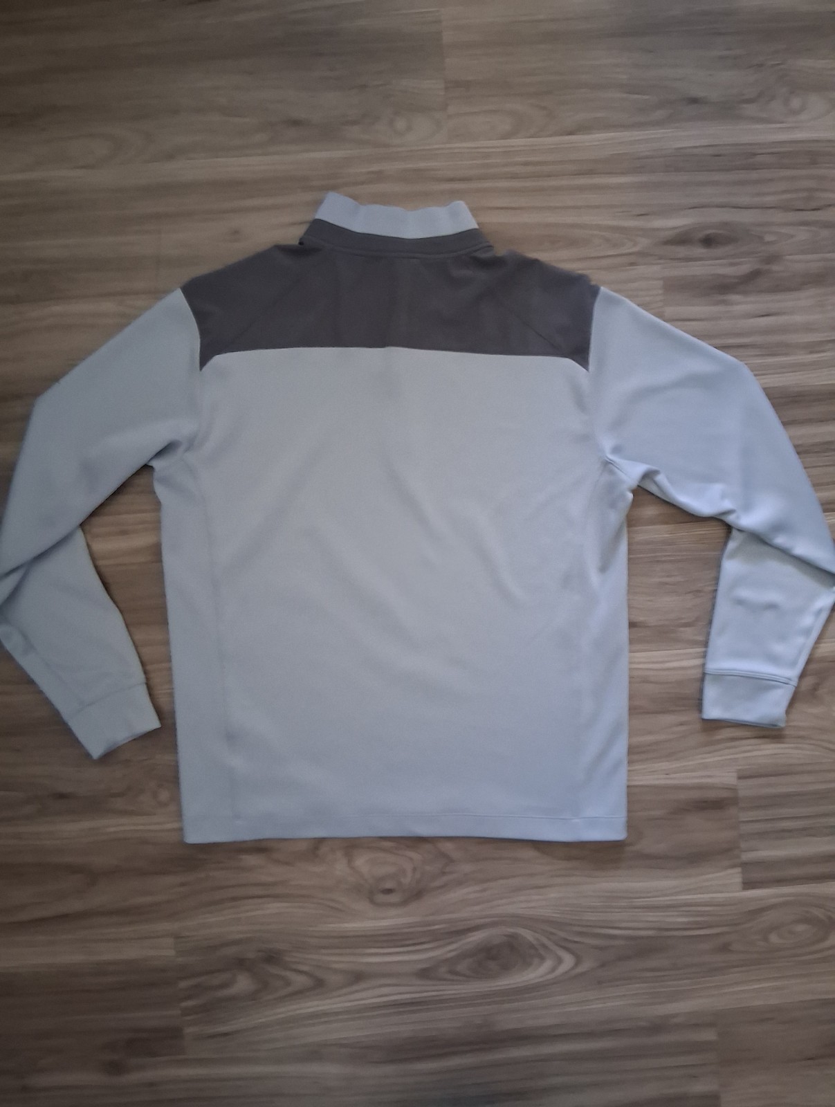 Nike Golf Tour Performance Dri-Fit Gray Quarter Zip Mens Size Large gallery