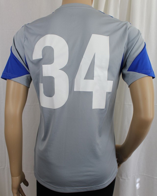 Adidas Chevrolet Climacool Gray and Blue Athletic Short Sleeve Shirt XL Cycling gallery