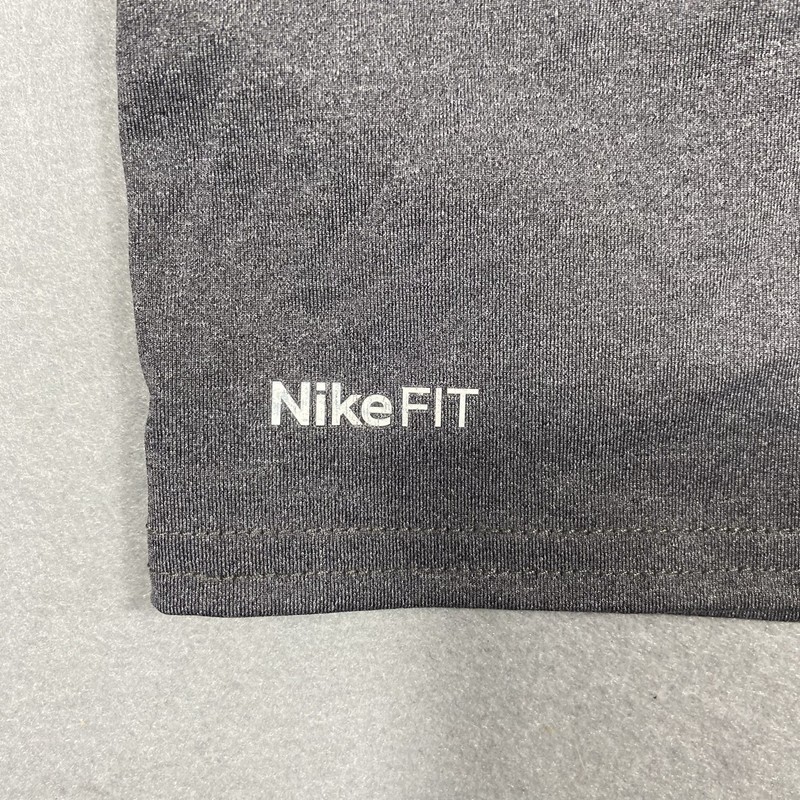 Nike Pro Dri Fit Base Layer Compression Fitted Gray Shirt Size Men's Large Gym gallery