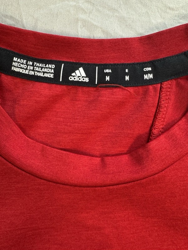 Adidas Louisville Cardinals Shirt Men Medium Red Athletic Performance Tee NCAA gallery