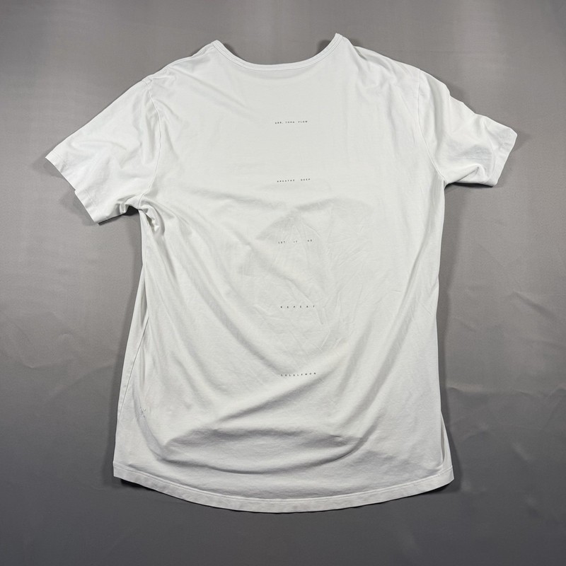 Lululemon 5 Year Ebb and Flow T Size Large White Vitasea gallery