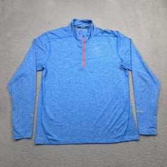 Nike Running Dri-FIT Element 1/2 Zip Pullover Mens XL Blue 904946-435 Top