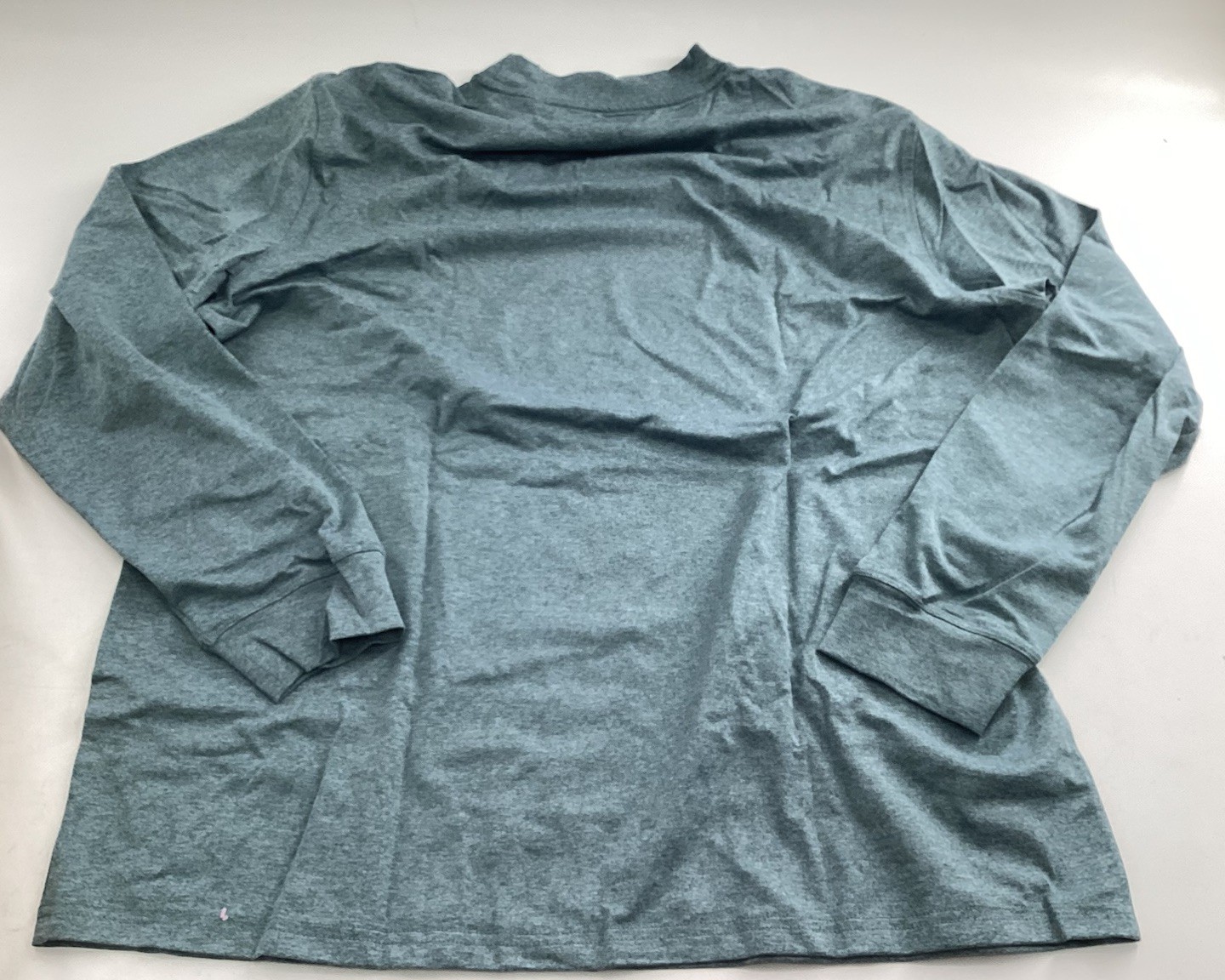M Maelreg Men’s Long Sleeve Lightweight Performance Aqua Heather Size M gallery