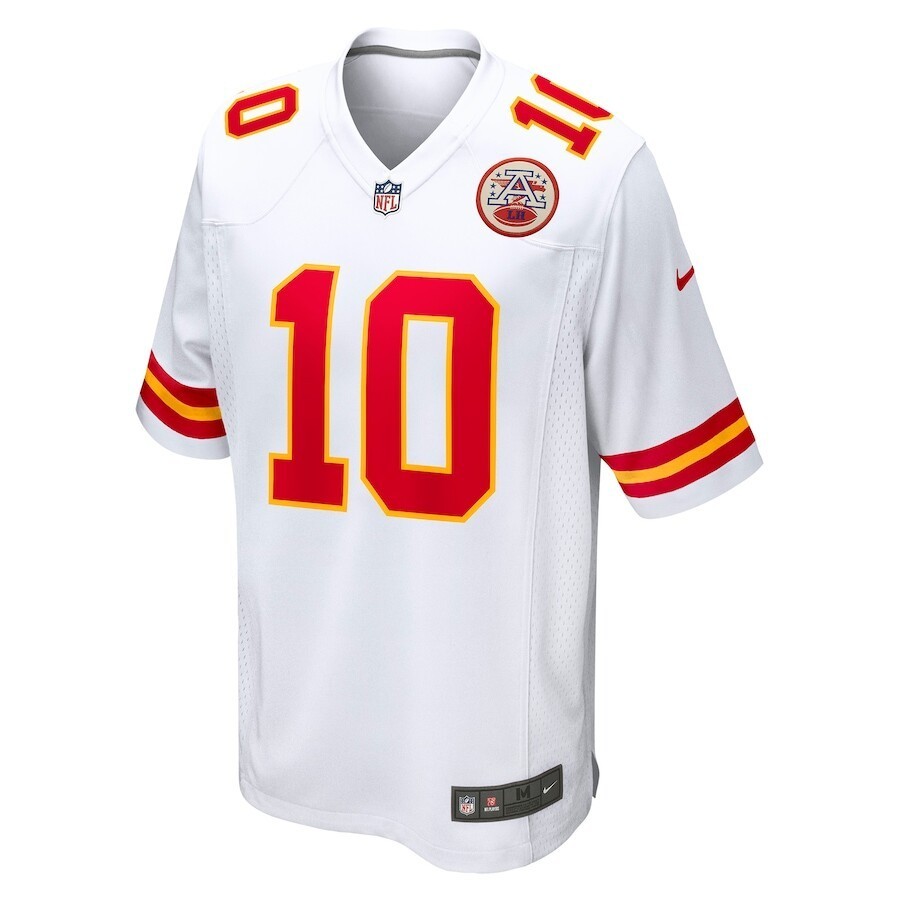 Men's #10 Isiah Pacheco White Player SportShirt Adult - All Stitched gallery