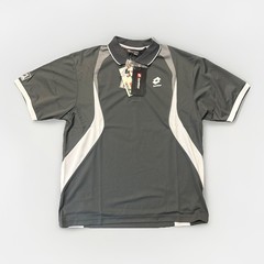 Lotto Men’s Shirt Italian Sport ATP Pulsar Black Gray (E2010) New With Tags Nos