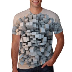 Men T-Shirt Funny 3D Graphic Print Camisetas Fashion Summer Novelty Tee T Shirts