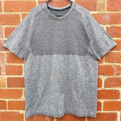 NIKE Tech Knit 2.0 Dr Fit Mens Grey Top Training Sport Gym Run Shirt – Size XL