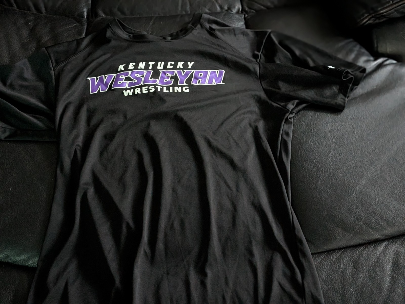 Kentucky Wesleyan Wrestling Badger Tee Shirt! Dry Fit Size Men Medium. gallery