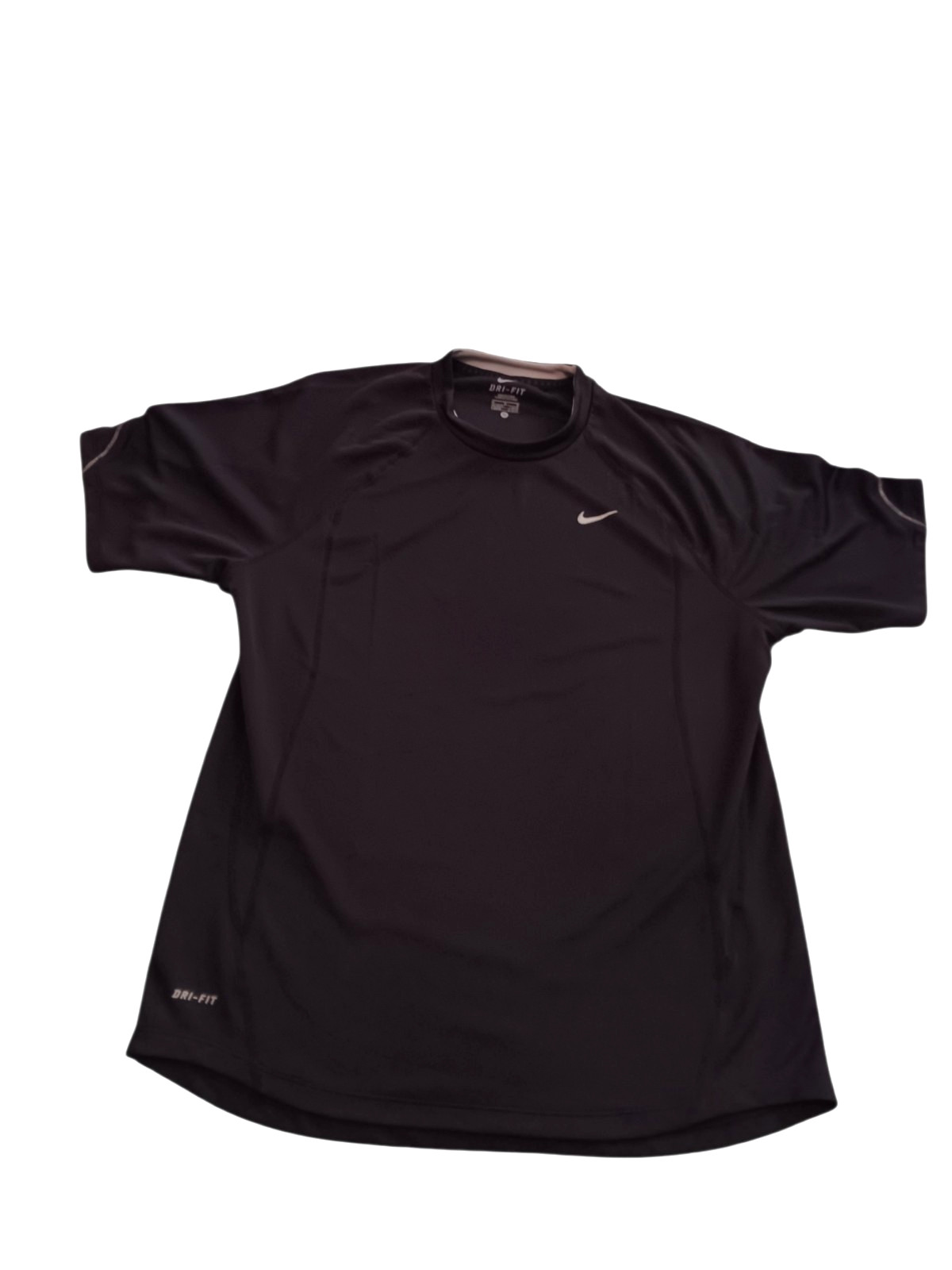 Mens Nike Dri-Fit Swish Breathable Jersey Size M Black Silver Modern Athletic gallery
