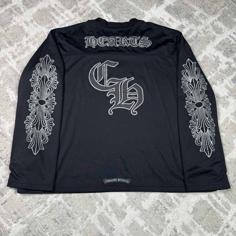 Chrome Hearts Mesh Stadium Floral Long Sleeve Jersey gallery