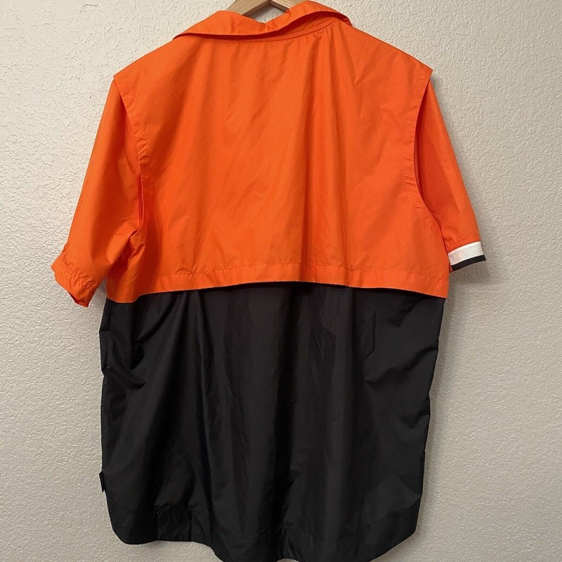Mens L Nike OSU Short Sleeve Pullover Windbreaker Golf EUC gallery