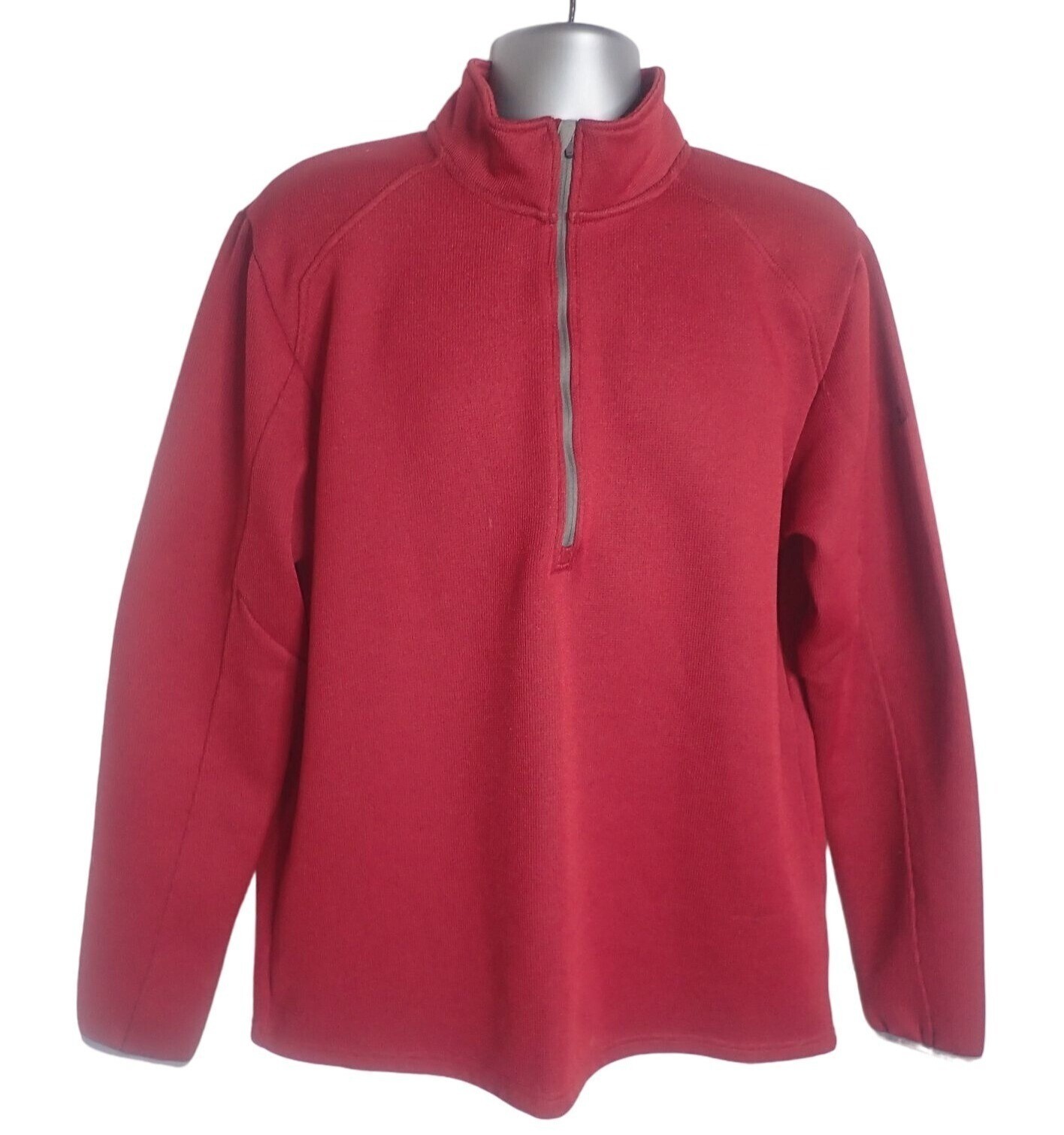 Eastern Mountain Sports 1/4 Zip Thermal Shirt Top Red XL Pullover Casual Hike gallery
