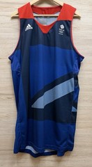Adidas Olympic Team GB London 2012 Basketball Jersey Tank Top Mens Size XL Tall