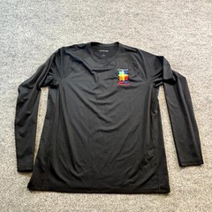 Sport-Tek Tshirt Men XL Black Polyester District 6 NMDOT Safety First Activewear