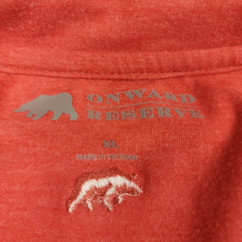 Onward Reserve XL Pullover 1/4 Zip Long Sleeve Salmon Athletic Mens gallery