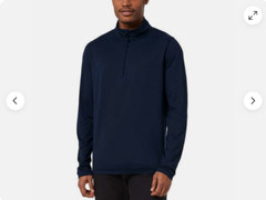 32 Degrees Men’s Quarter Zip Stretch Comfort Pullover SIZE M COLOR BLUE