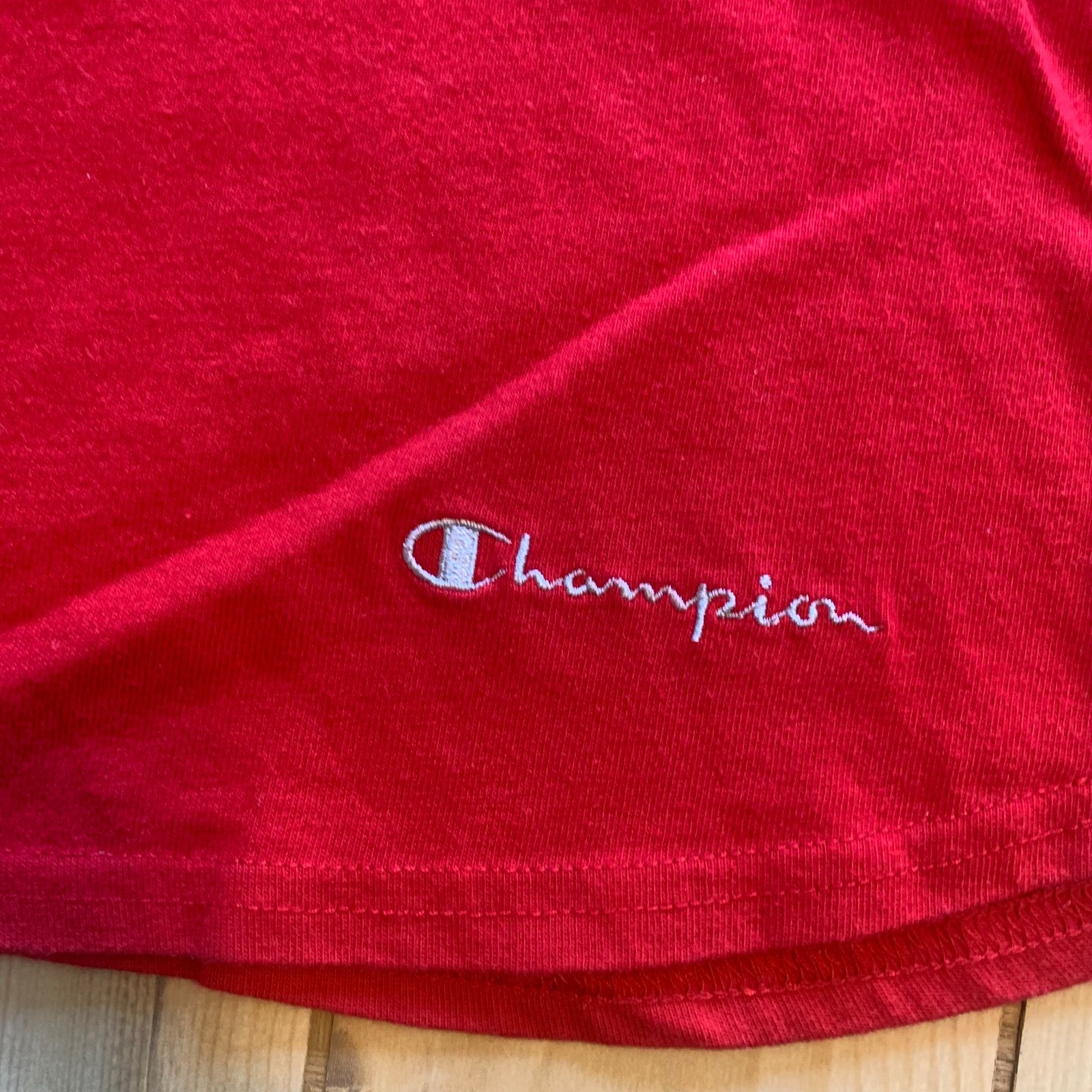 Vintage Champion Athletic Sleeveless Shirt Tank Top 90s Y2K Red Size S Small gallery