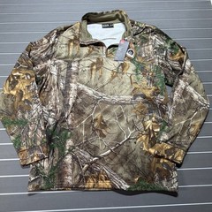 Under Armour ColdGear Realtree Xtra Camo 1/4 Zip Pullover Mens 2XL NEW