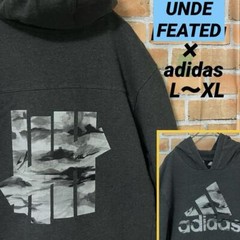 Adidas Undefeated Collaboration Big Print Hoodie Men L Collaboration Limited Edi
