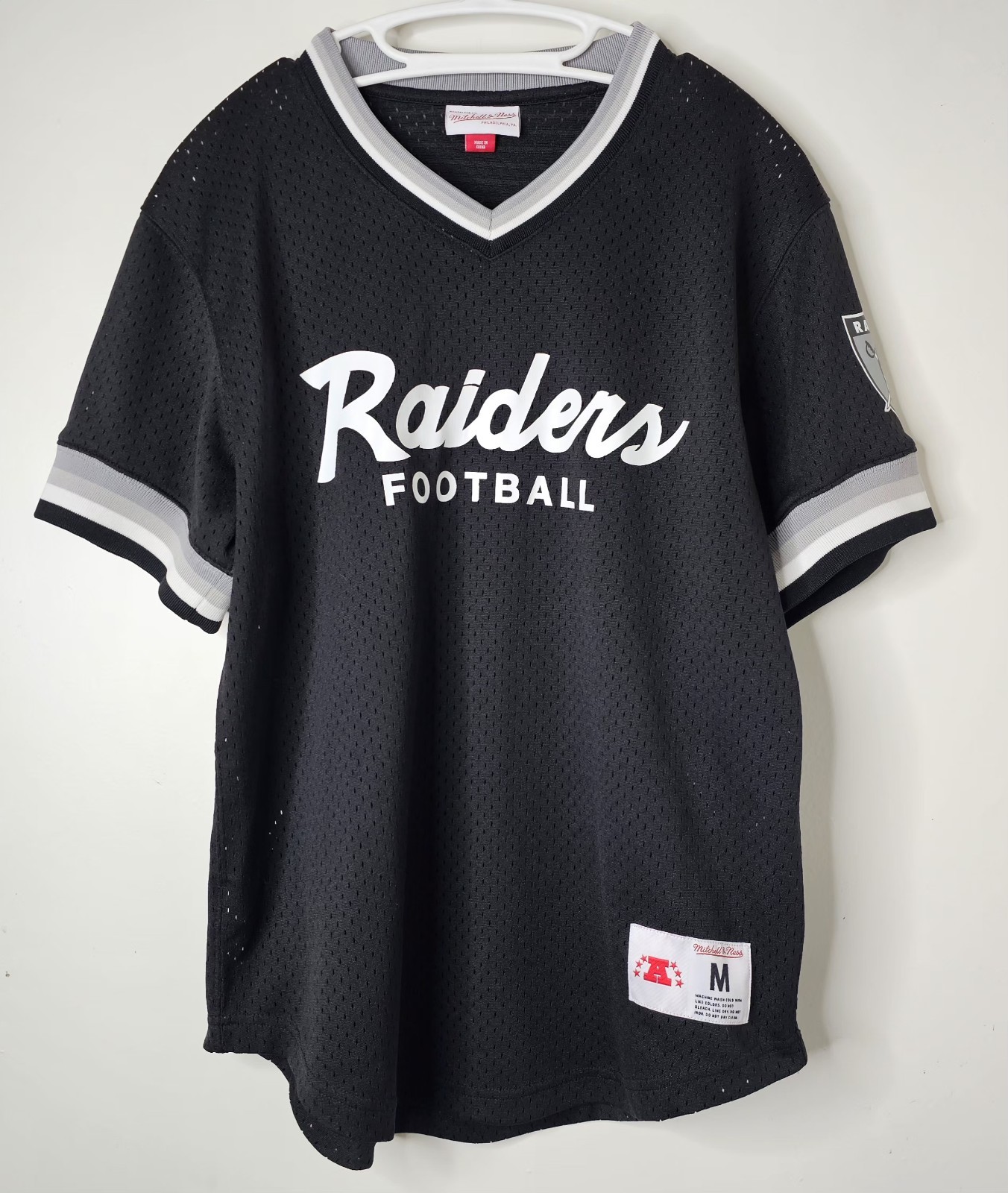 Mitchell & Ness Raiders Football Mesh Jersey | Size M gallery