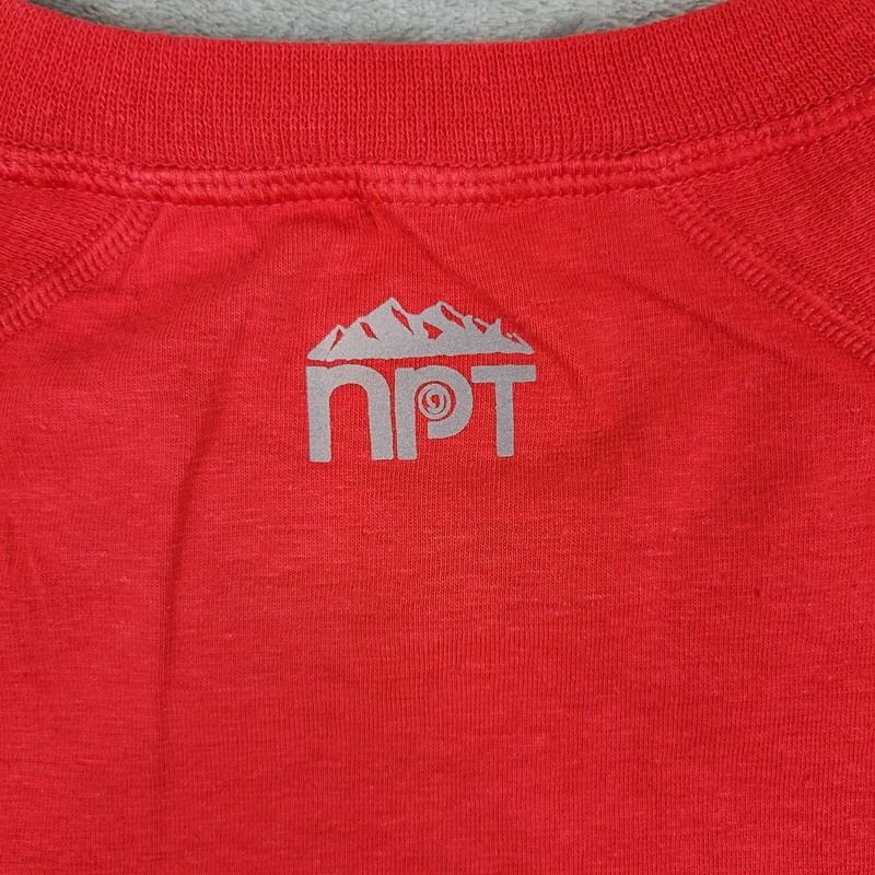 Gramicci Mckay Fitted Athletic Crew Organic Cotton NPT Tee Shirt Mens LG Red gallery