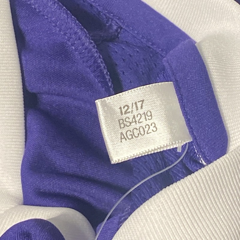 Adidas Men’s Vintage 2010’s Tiro 17 Jersey Purple/White V-Neck Small NWT gallery