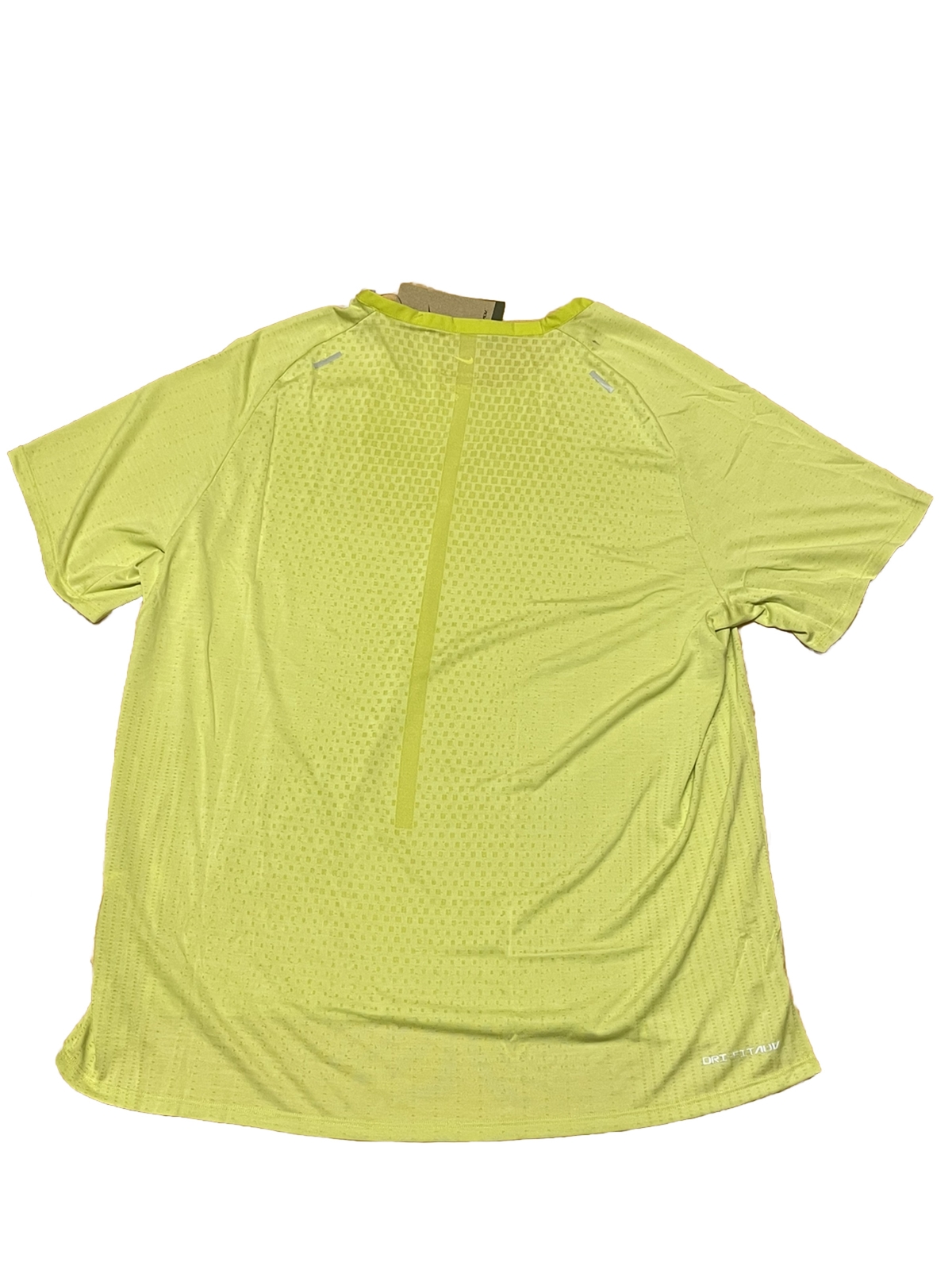 Nike Dri-FIT ADV Run Division Tech Knit Running Shirt Yellow DM4753-308 Sz Large gallery