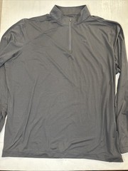 Texas Standard 3XL Performance Hybrid Gunpowder Gray 1/4 Zip Pullover 001