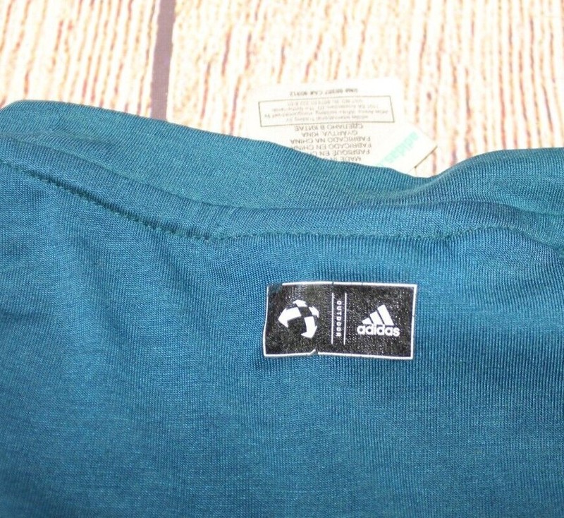 Adidas Outdoor Dri Release Climalite Mountain 3 Stripes Logo Blue T-Shirt XL gallery