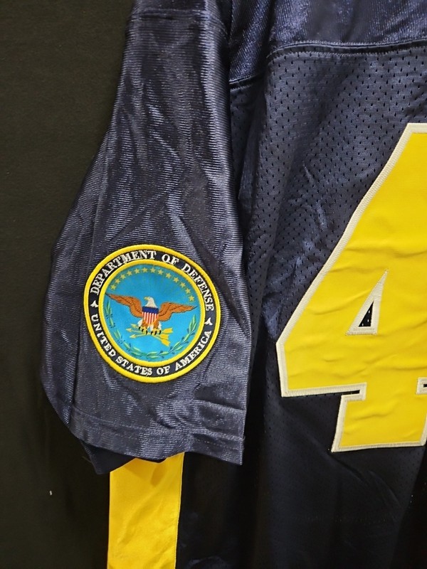 Authentic Battlefield Collection Jersey Men's Size 2XL DOD Pentagon Blue/Yellow gallery
