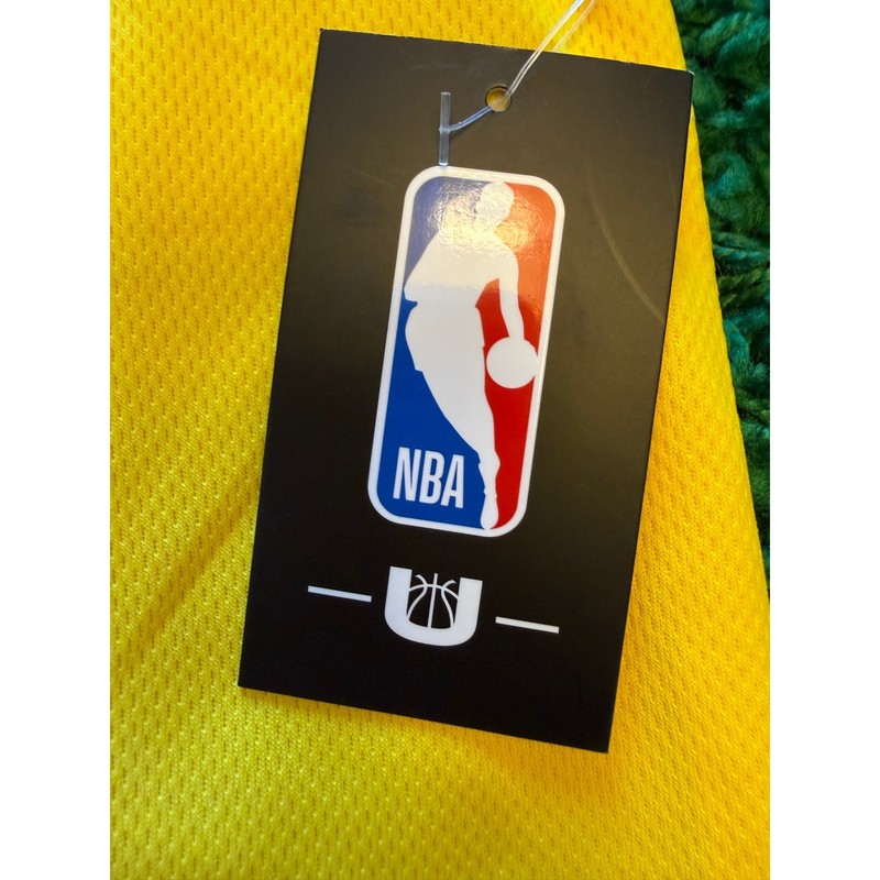 NBA Los Angeles Lakers Jersey Mens SMALL Yellow New Mesh Basketball Tank Top gallery