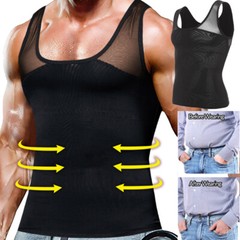 Gynecomastia Compression Shirt Slimming Mens Shapewear to Hide Man Boobs Moobs