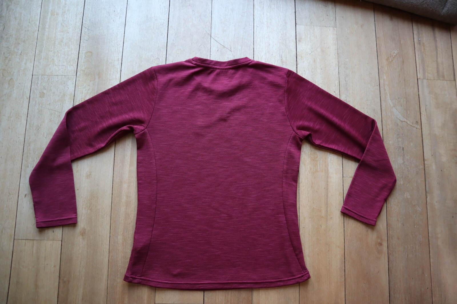 Rust Brick Red KARBON Thermolite LS Pullover Stretchy Shirt Medium gallery