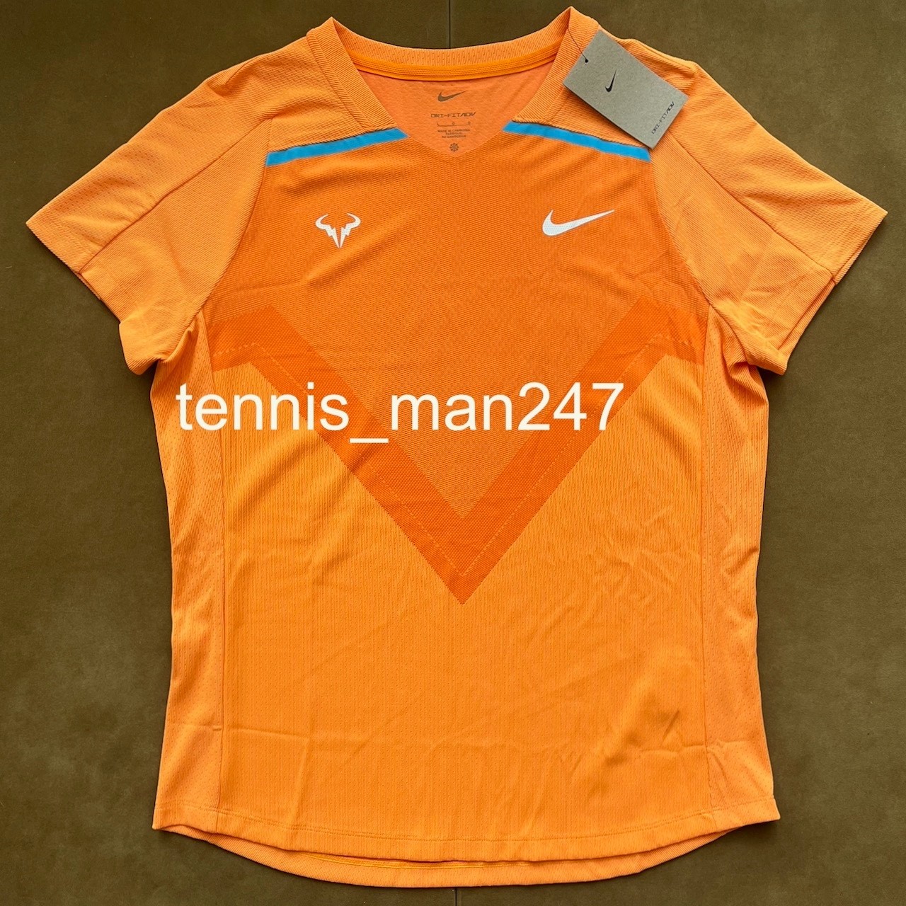 Nike Rafa Nadal 2023 Australian Open Tennis Shirt Vapor Cage Bull Federer gallery