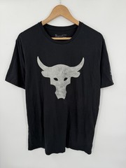Under Armour Project Rock T-Shirt Short Sleeve Mens XL Brahma Bull Muscle Gym