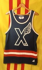 Vintage 10 Deep Tank Top 1995 Jersey Hip Hop Indy Brand Streetwear Size Med🔥🔥