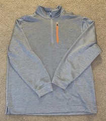 Bolle Quarter Zip Pullover Mens Large Gray Athletic Top 0118
