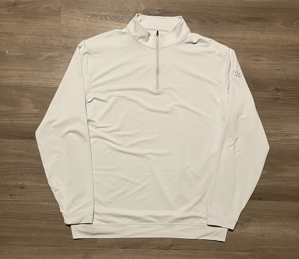 Peter Millar Perth 1/4 Zip Pullover Men’s 2XL Gray Performance Golf