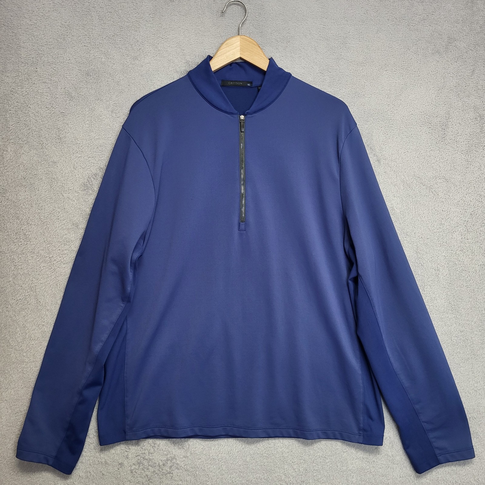 Greyson Pullover Mens XL Blue 1/4 Zip Golf Long Sleeve Siasconset Casual gallery
