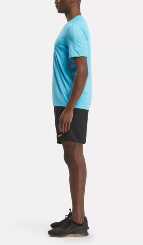 Reebok Men Training Tech T-Shirt Bold Cyan Size XL gallery